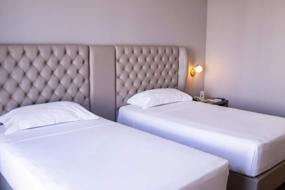Habitación estándar con 2 camas individuales | Vista desde la habitación