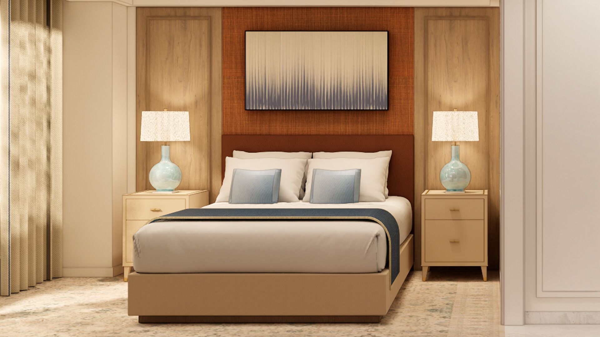 Quarto grand, 1 cama de casal, na torre (Main Tower Superior) | Roupas de cama de algodão egípcio, roupas de cama premium