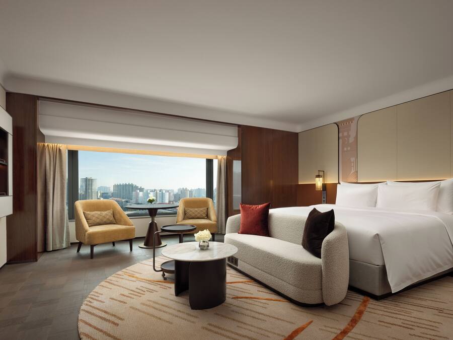 1 quarto, frigobar, cortinas blackout, Wi-Fi de cortesia