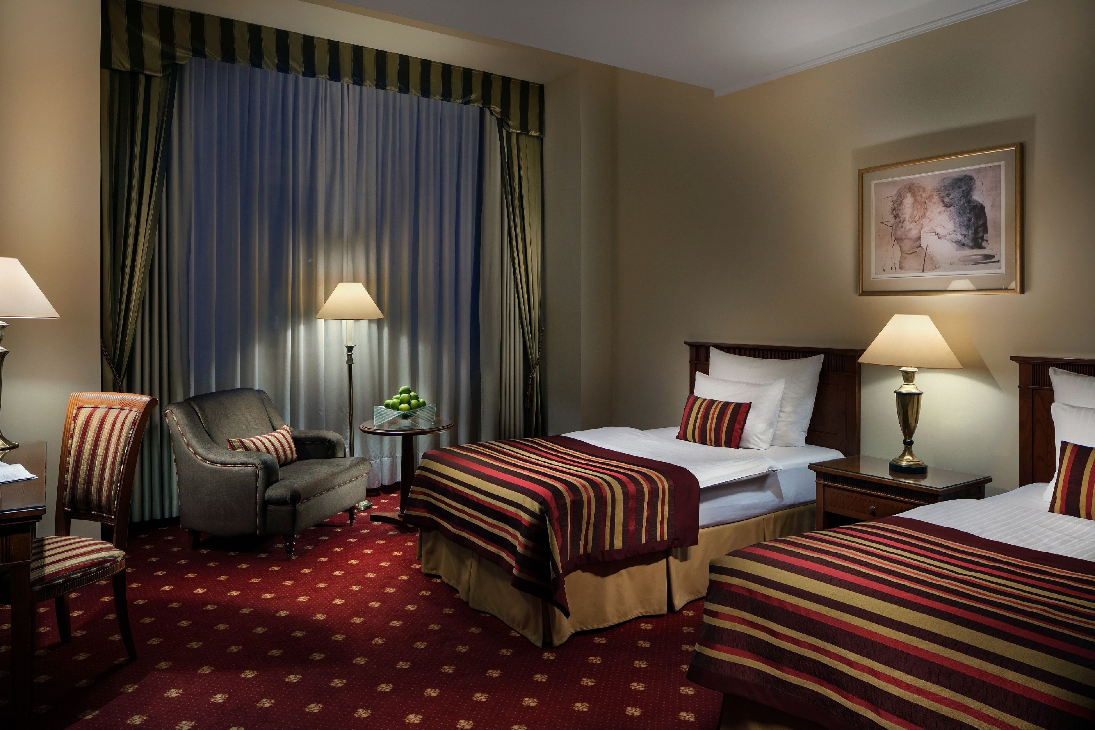 1 bedroom, hypo-allergenic bedding, in-room safe, desk