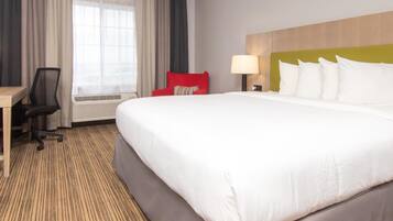 Premium bedding, in-room safe, individually decorated