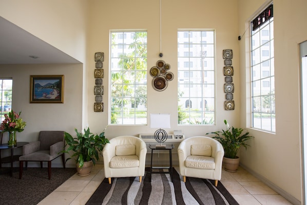 Lobby sitting area