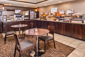 Free buffet breakfast