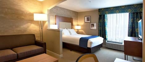 Suite, 1 queensize bed | Een kluis op de kamer, individueel gedecoreerd, individueel gemeubileerd