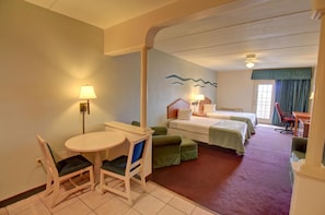 In-room safe, desk, iron/ironing board, cribs/infant beds