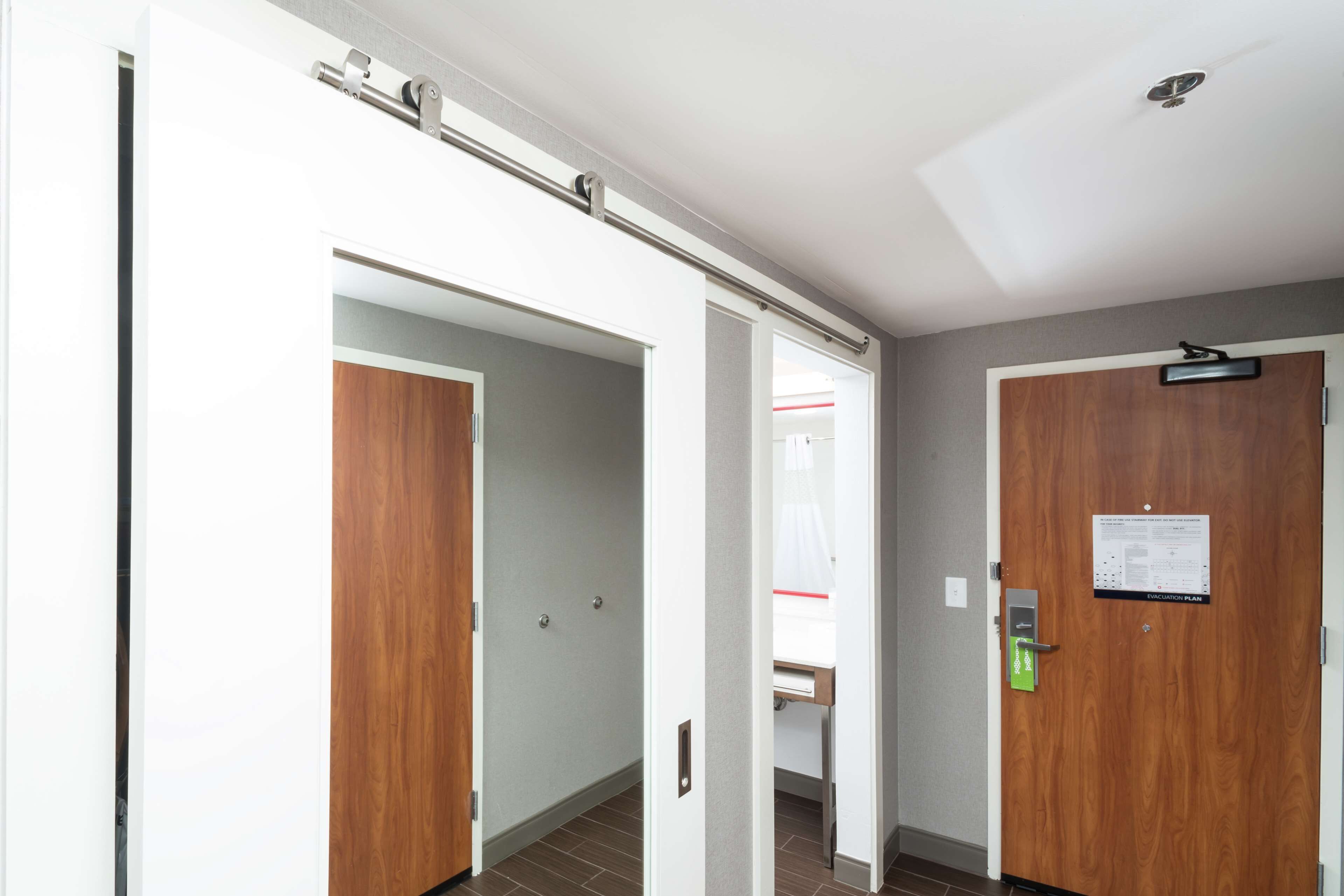 free toiletries, hair dryer, towels