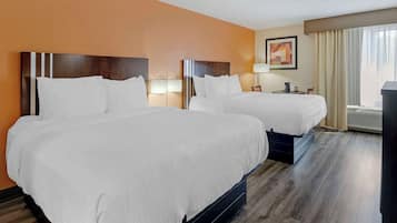 Standard Room, 2 Queen Beds, Non Smoking, Refrigerator & Microwave