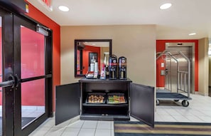 Free daily on-the-go breakfast