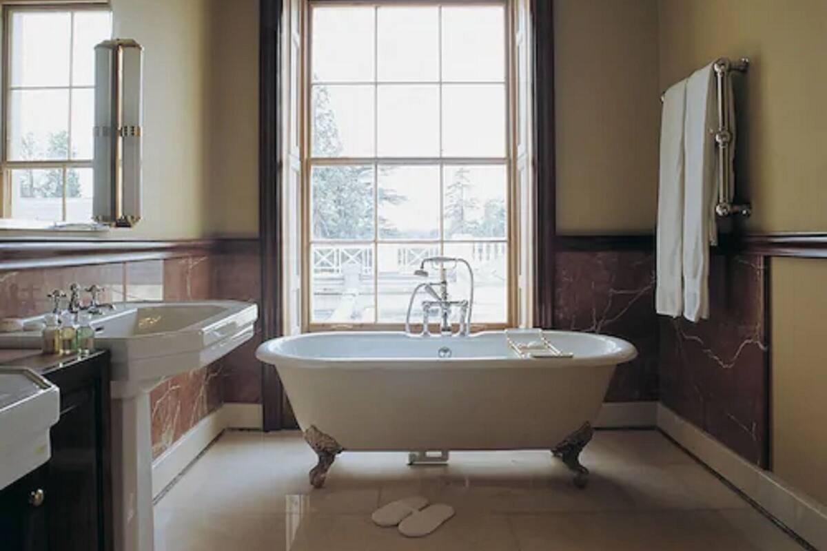 Chambre Exécutive, 1 très grand lit, terrasse (Mansion) | Salle de bain