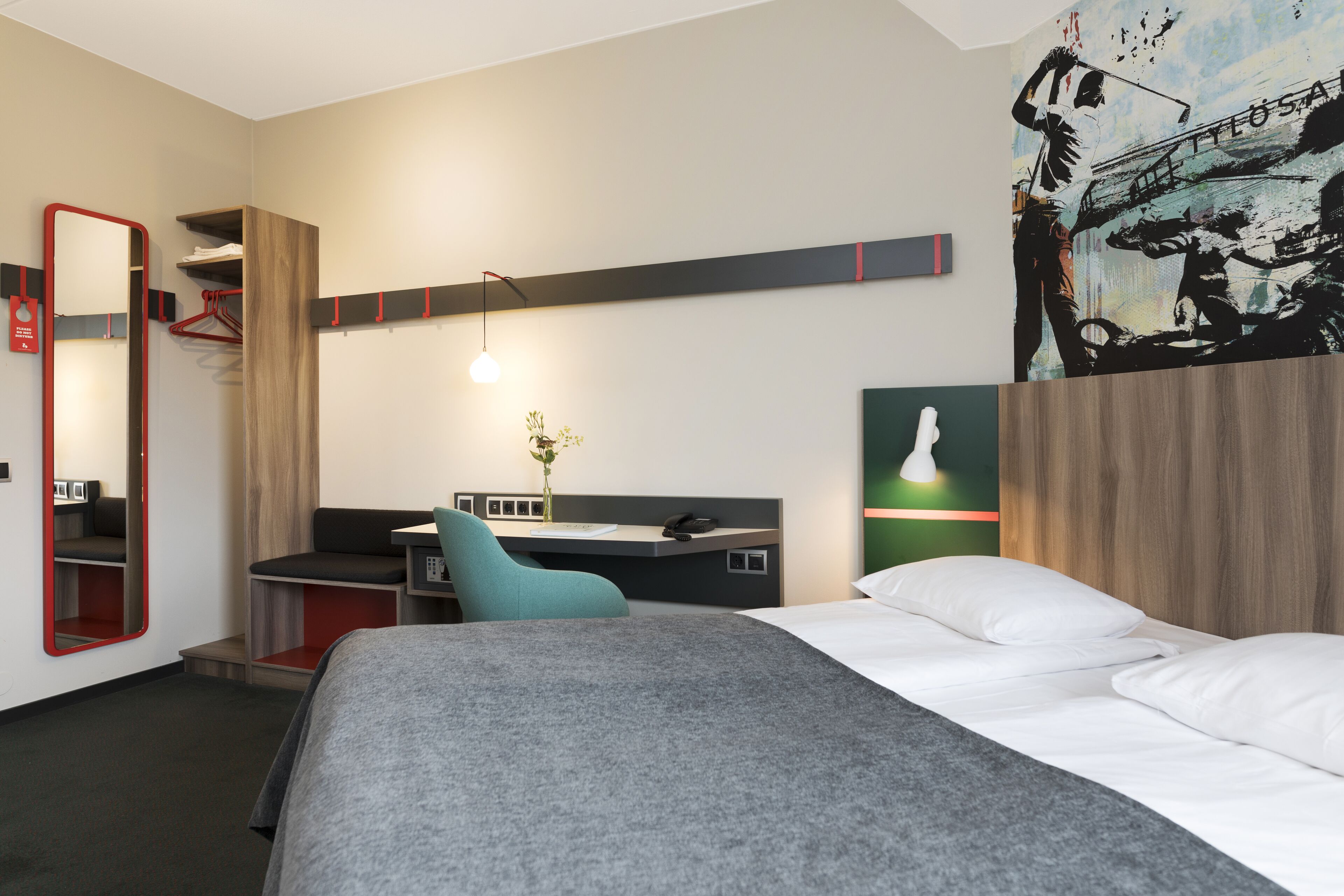 good morning double room | 1 bedroom, in-room safe, desk, blackout curtains