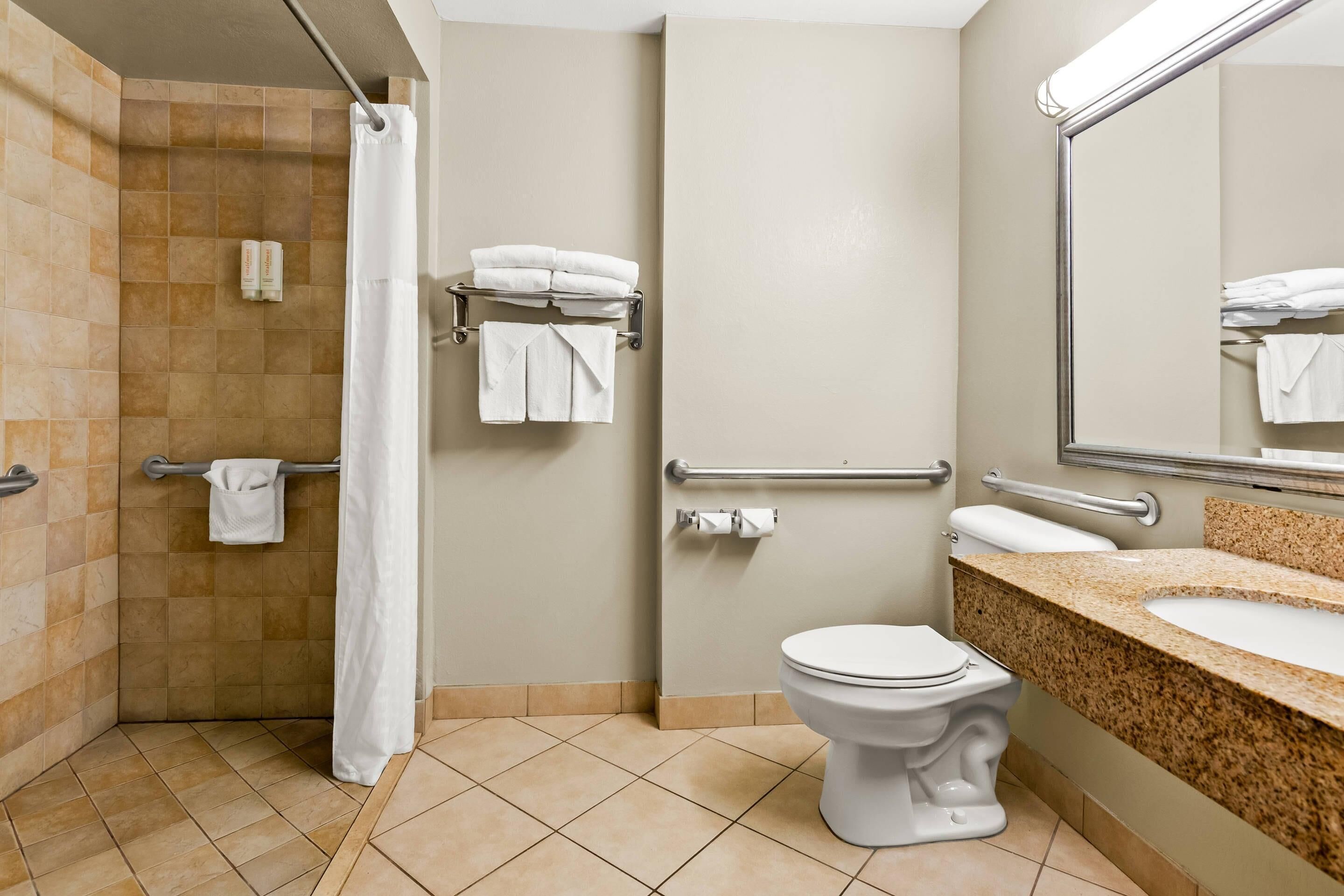 Room, 2 Queen Beds, Accessible, Non Smoking | Desk, free WiFi, bed sheets