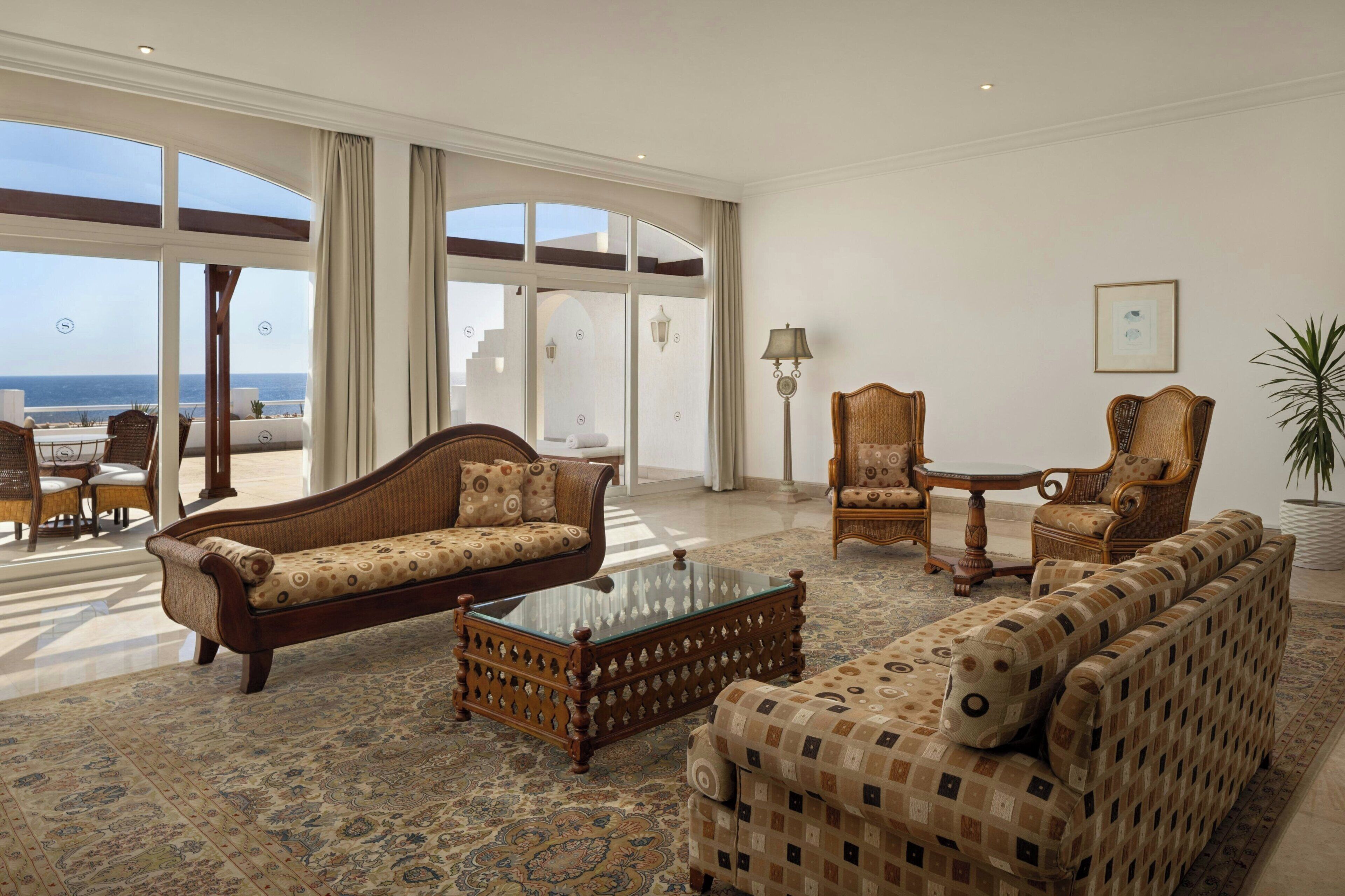 Presidential-Suite, Balkon, Meerblick (High Floor) | Wohnzimmer