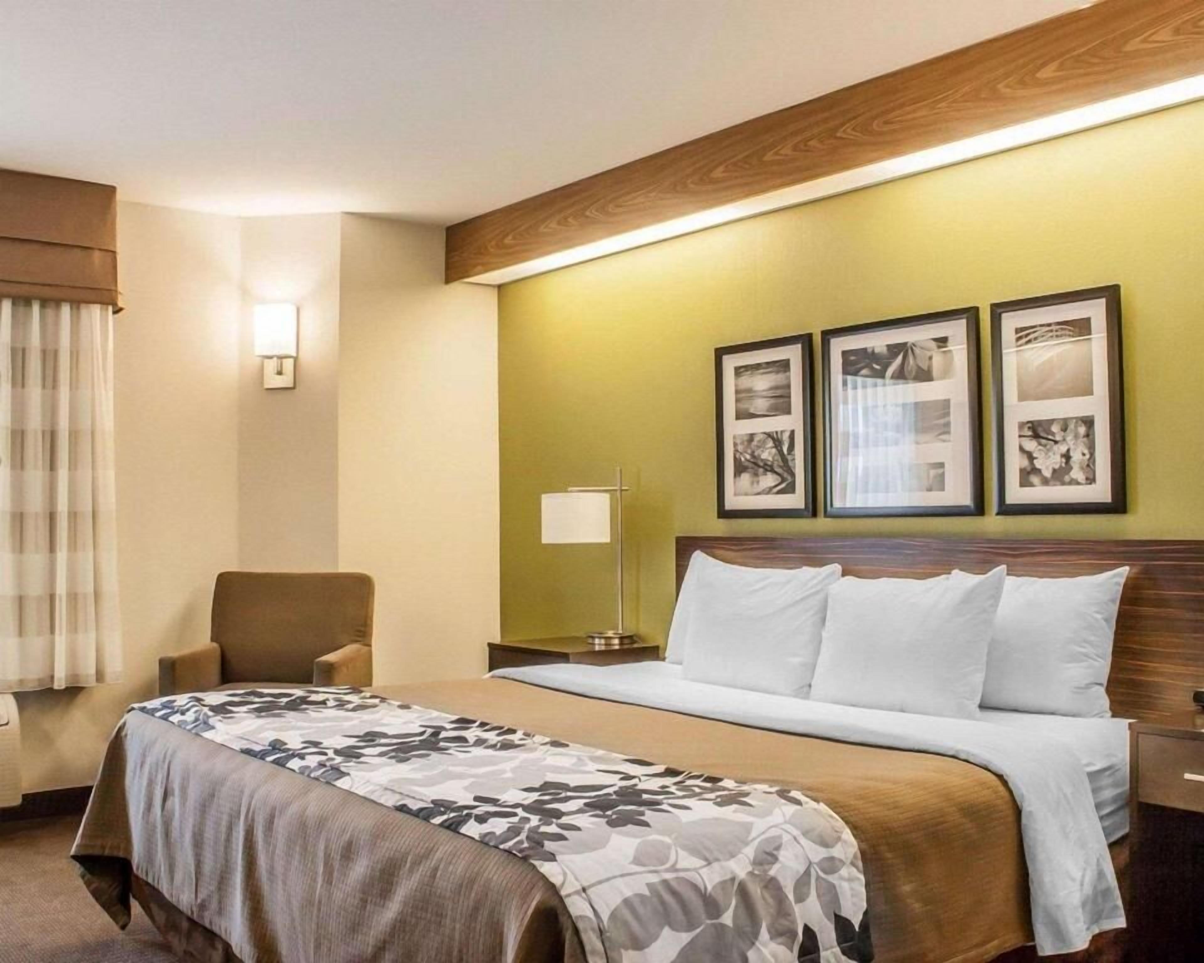 Pillowtop beds, in-room safe, desk, blackout drapes