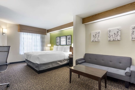 Suite, 1 King Bed with Sofa bed, Non Smoking | Pillowtop beds, in-room safe, desk, blackout drapes. Sleep Inn - SeaTac Airport