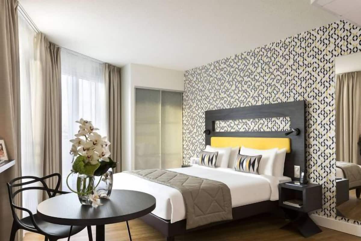 1 habitación y ropa de cama de alta calidad