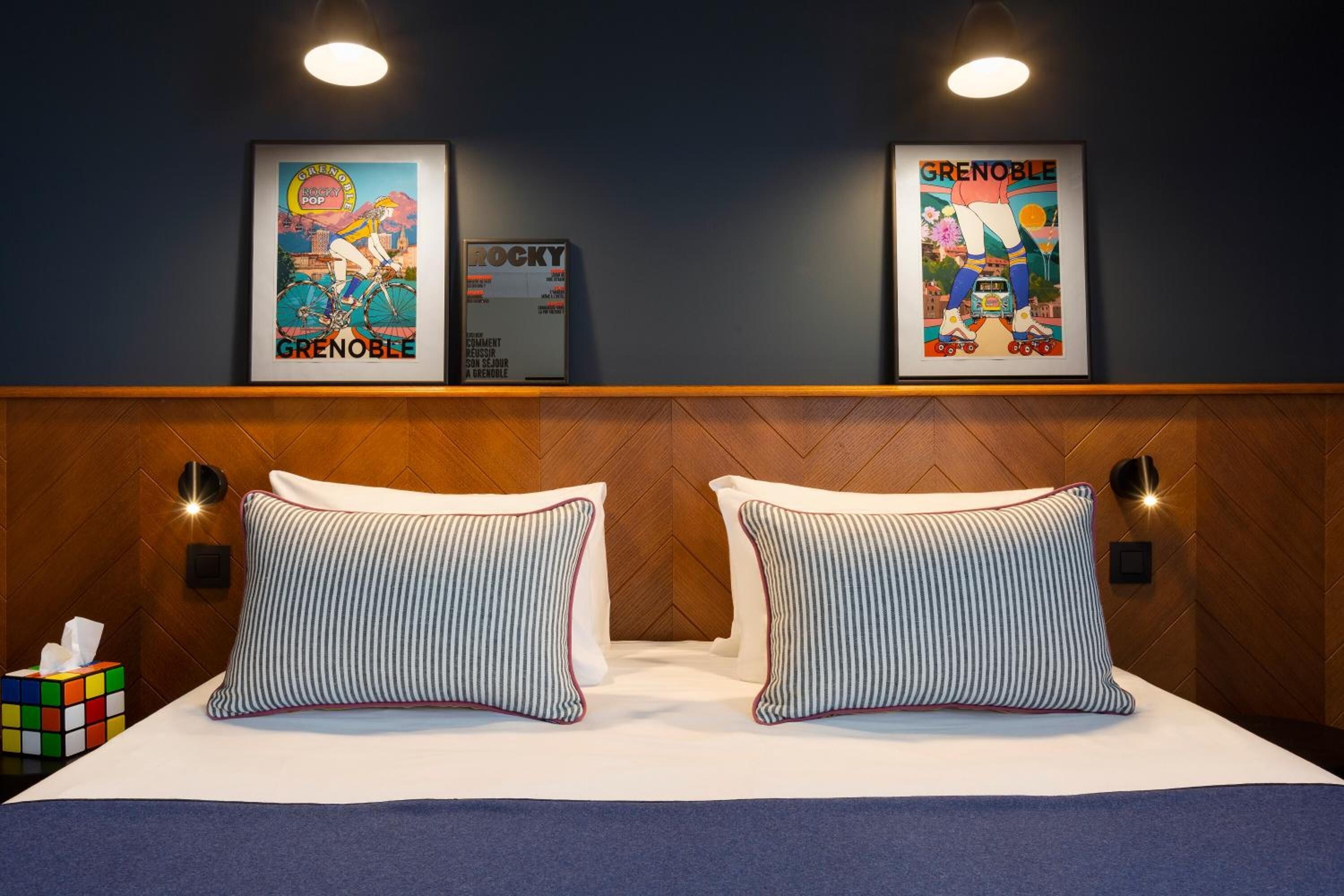 Coffres-forts dans les chambres, bureau, rideaux occultants