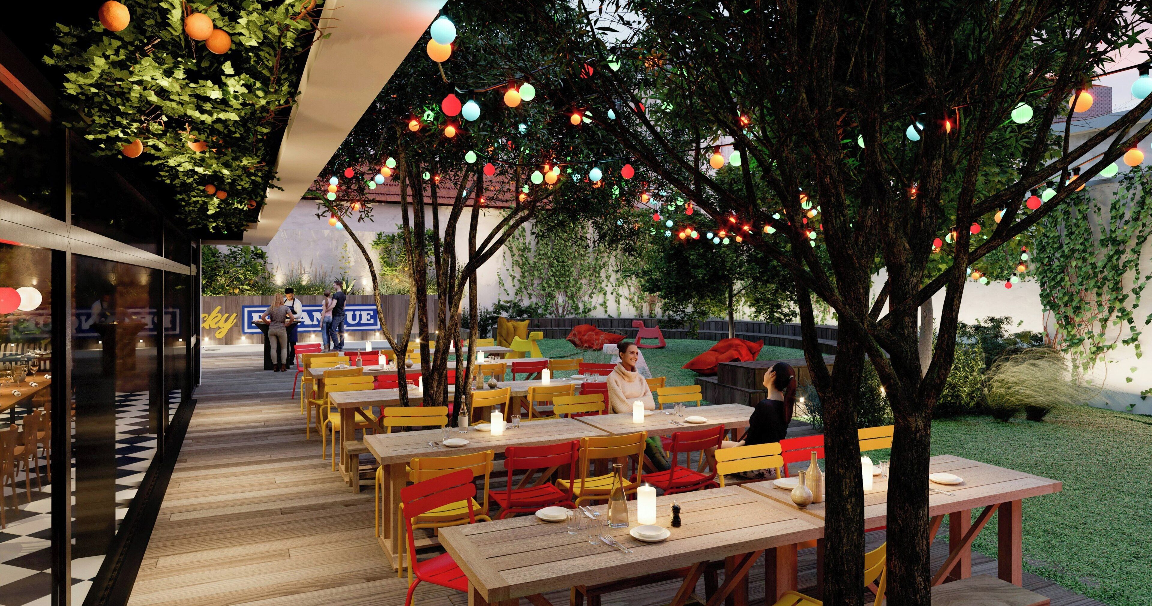 Outdoor dining