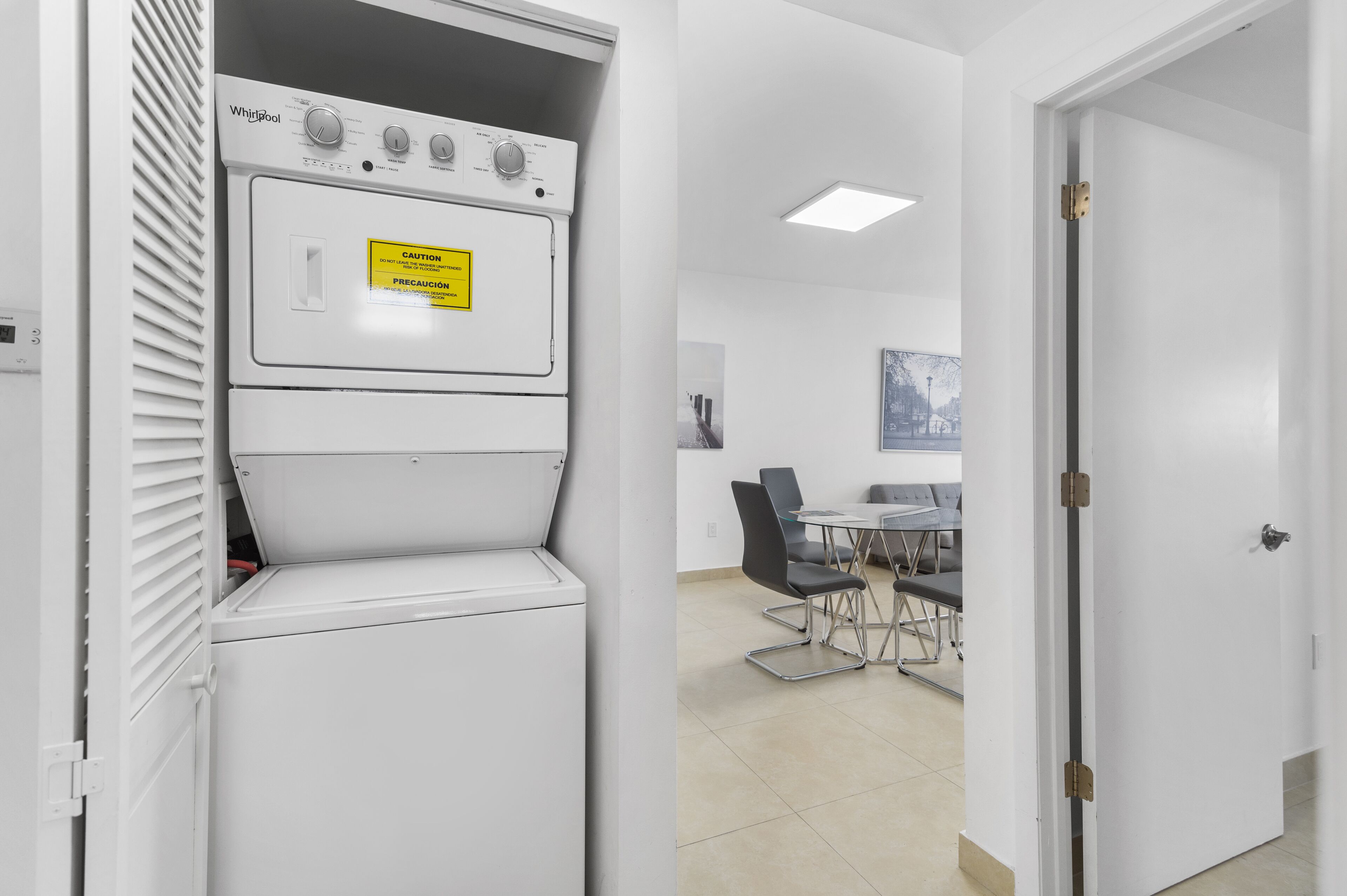 standard two bedroom suite with balcony | laundry