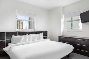 Standard Two Bedroom Suite with Balcony | In-room safe, individually decorated, individually furnished at Fortune House Hotel Suites