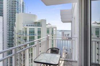 Penthouse Luxury Two Bedroom Suite | Balcony view at Fortune House Hotel Suites