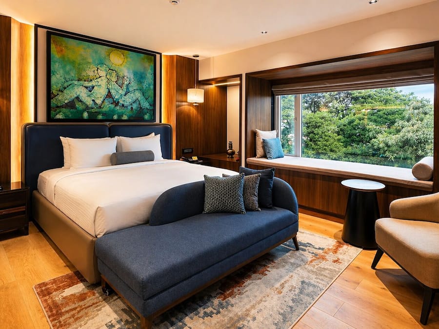 Suite, 1 King Bed, Non Smoking | Premium bedding, memory foam beds, minibar, in-room safe