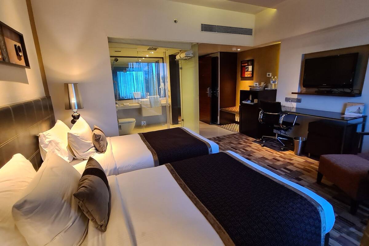 Chambre Supérieure avec lits jumeaux, 1 chambre | Literie de qualité supérieure, matelas mémoire de forme, minibar