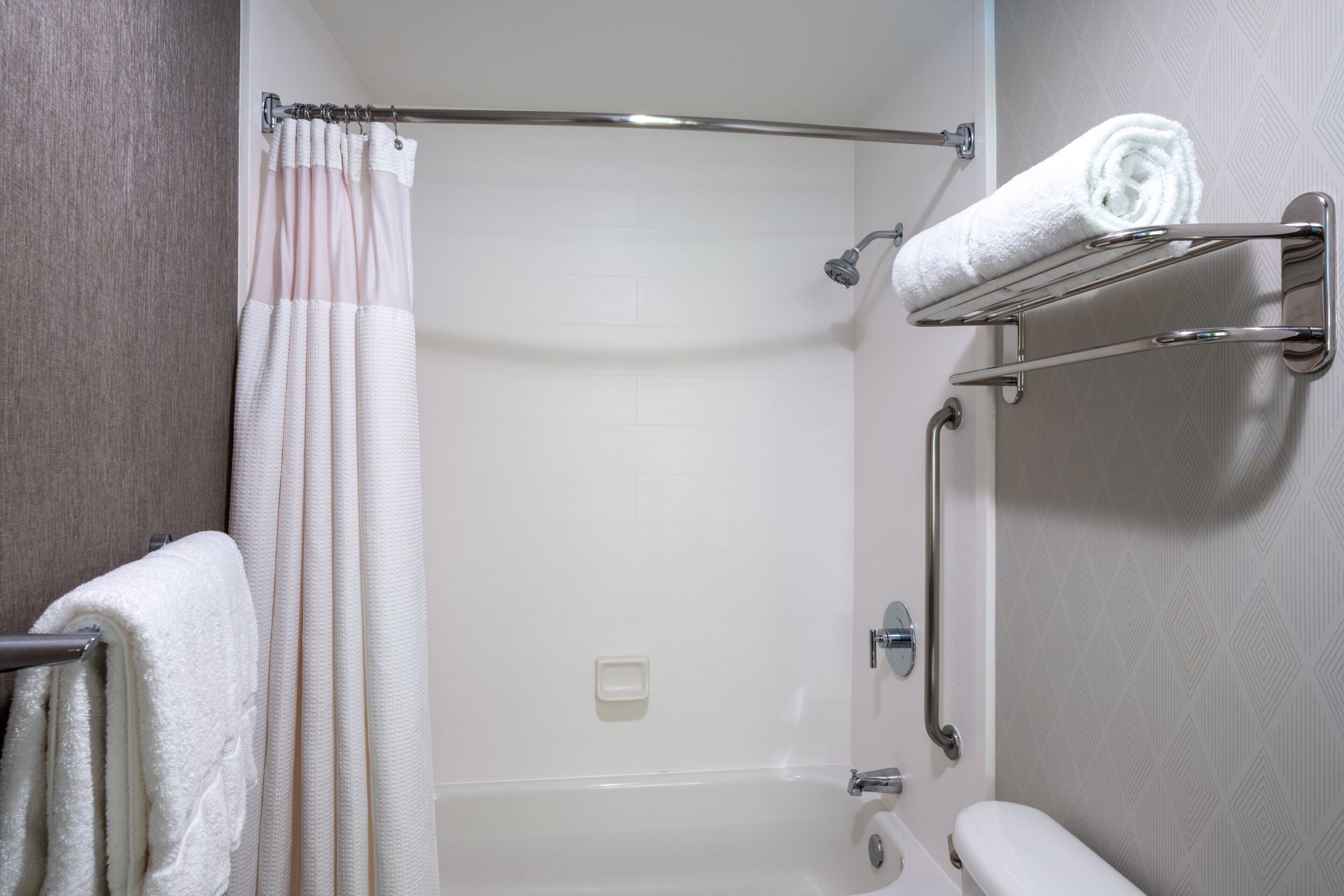 studio, multiple beds | bathroom | hair dryer, towels
