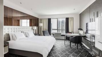 Premium bedding, minibar, in-room safe, desk