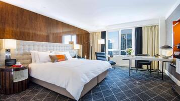 Premium bedding, minibar, in-room safe, desk