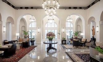 Sala de estar en el lobby