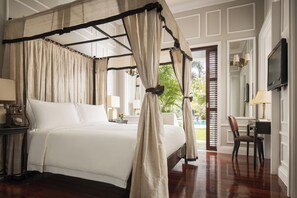 Raffles Suite King | 1 habitación, sábanas de algodón egipcio y ropa de cama de alta calidad 