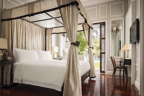 Raffles Suite King | 1 habitación, sábanas de algodón egipcio y ropa de cama de alta calidad