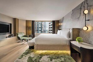1 habitación, ropa de cama de alta calidad y minibar 