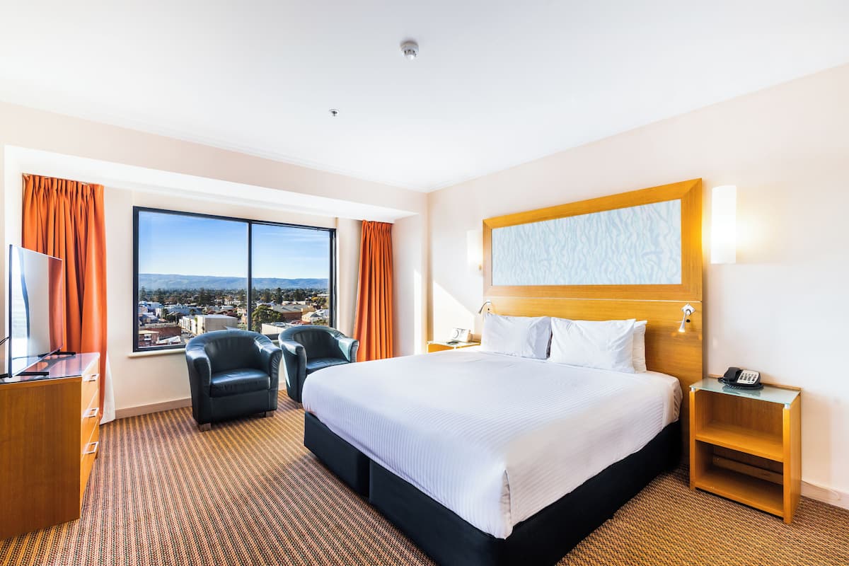Suite Prestigio, 1 cama King size, vista a la ciudad (City View) | Ropa de cama de alta calidad y minibar