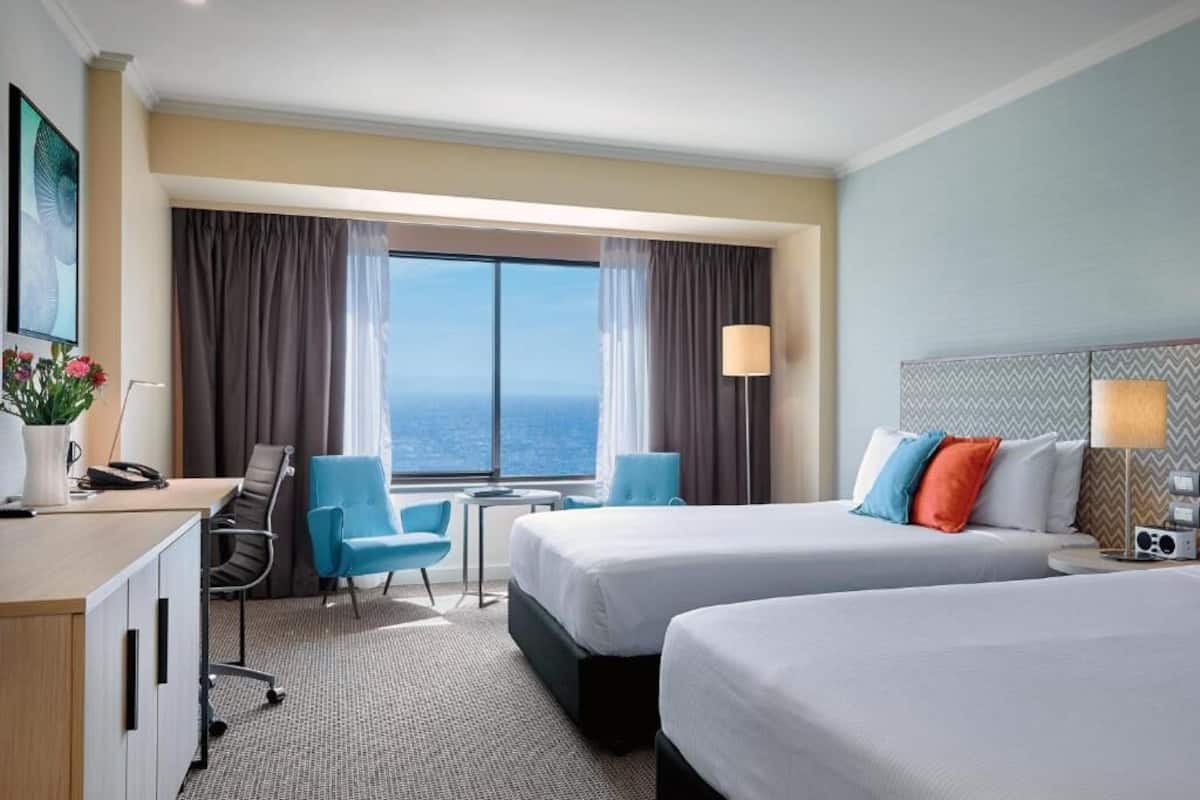 grand twin room, ocean view | premium bedding, minibar, in-room safe, desk