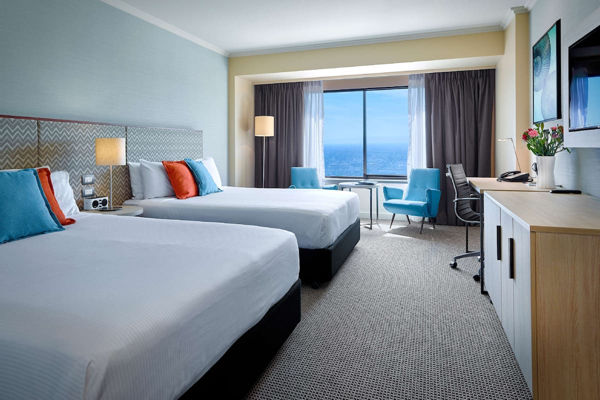 Grand Twin Room, Ocean View | Premium bedding, minibar, in-room safe, desk