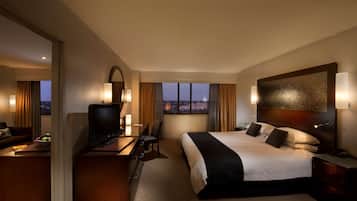 Minibar, in-room safe, desk, blackout curtains