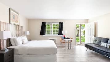 Egyptian cotton sheets, premium bedding, desk, laptop workspace