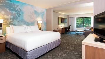 Suite, 1 King Bed with Sofa bed | Down duvets, desk, blackout curtains, iron/ironing board