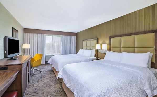 Room, 2 Queen Beds | 1 bedroom, premium bedding, pillow-top beds, desk
