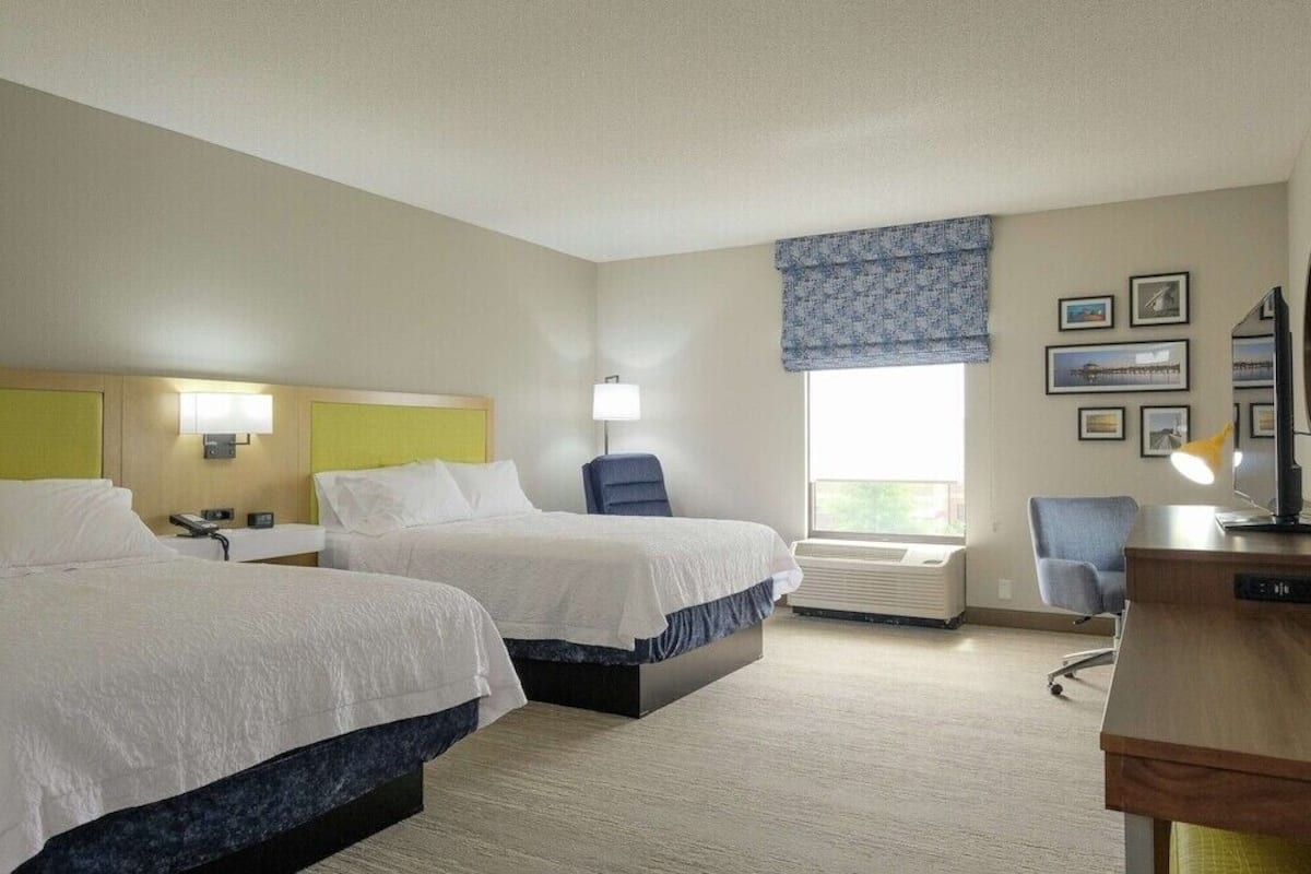 In-room safe, laptop workspace, blackout curtains, iron/ironing board