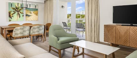 Condo, 1 Bedroom | Living area | TV