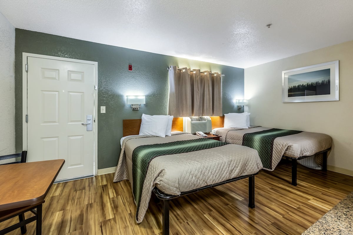 In-room safe, desk, blackout curtains, iron/ironing board