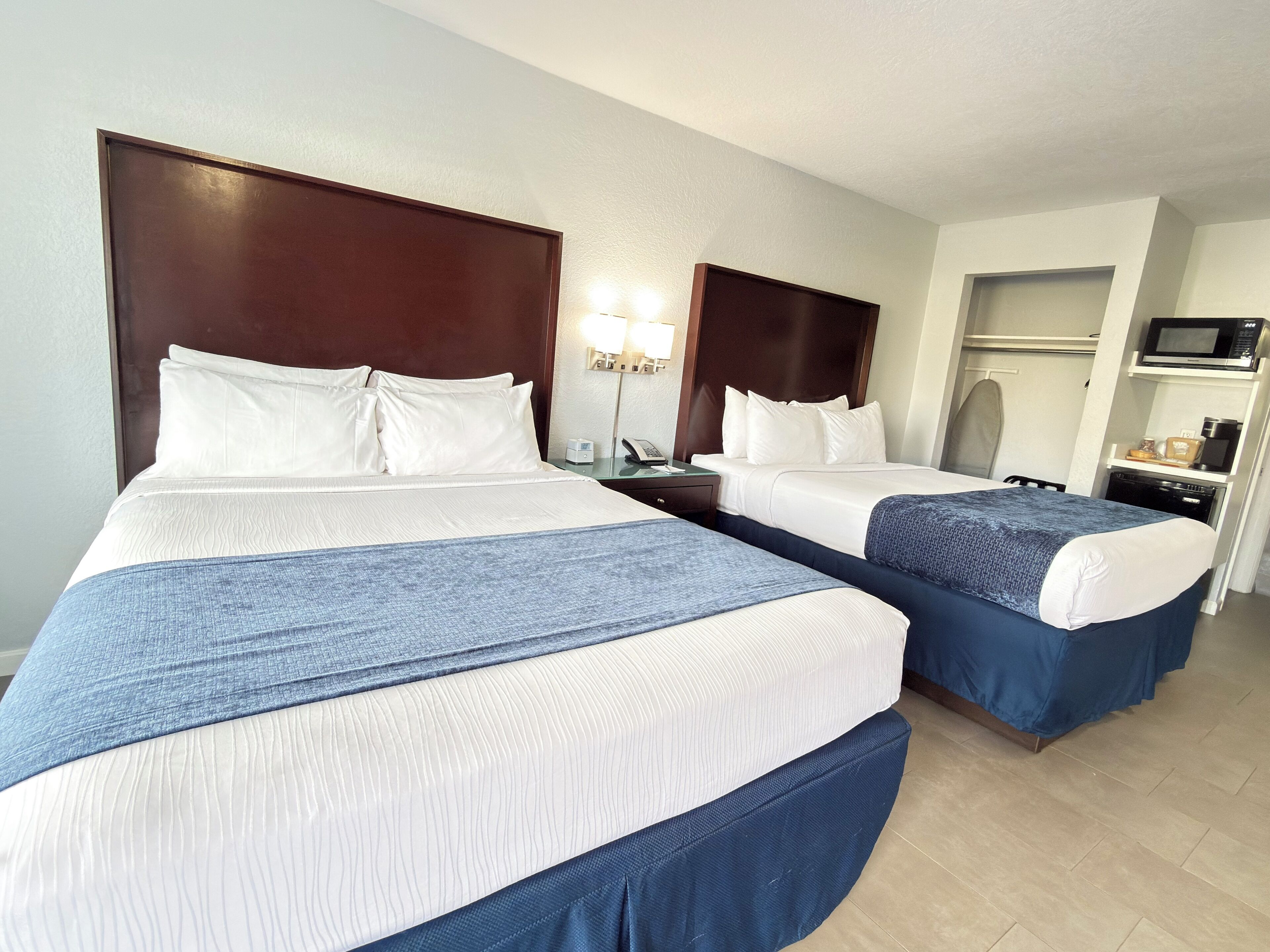 Blackout drapes, iron/ironing board, free WiFi, bed sheets