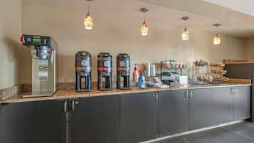 Free daily on-the-go breakfast