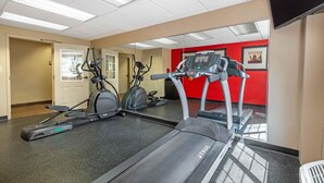 A gym with treadmills, ellipticals, and stationary bikes. - Extended Stay America Suites Secaucus New York City Area (Secaucus)