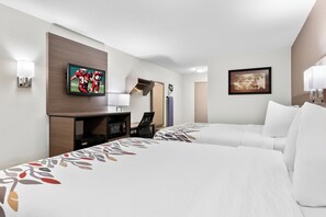 Superior Room, 2 Queen Beds (Smoke Free) | Desk, blackout curtains, free cots/infant beds, free WiFi