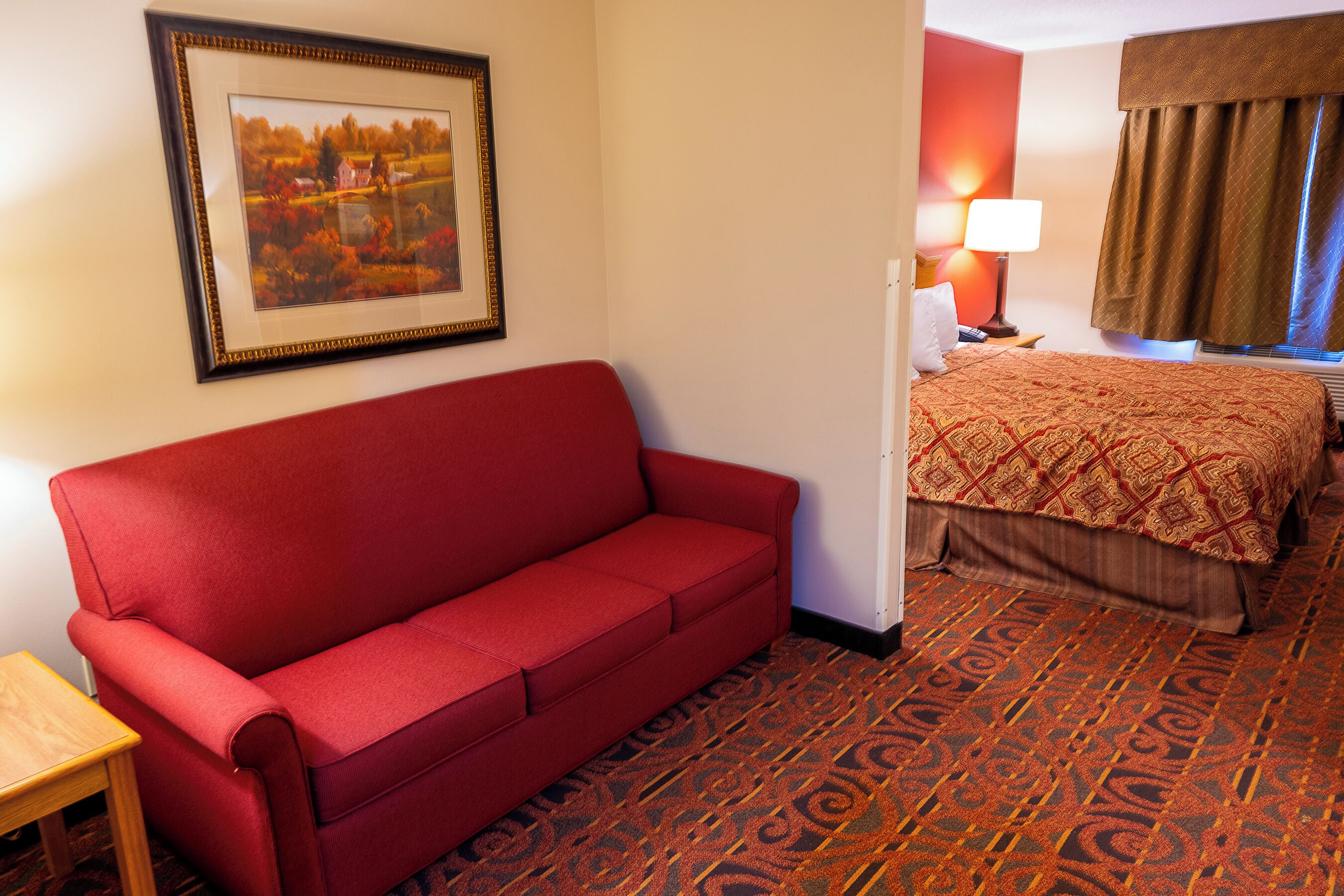 deluxe suite, 1 king bed with sofa bed | desk, free wifi, bed sheets