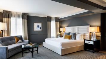 Chambre Deluxe, 1 très grand lit, en coin | Literie de qualité, couette en duvet, lit avec matelas à plateau-coussin