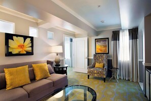 42-inch flat-screen TV with cable channels, TV, iPod dock
